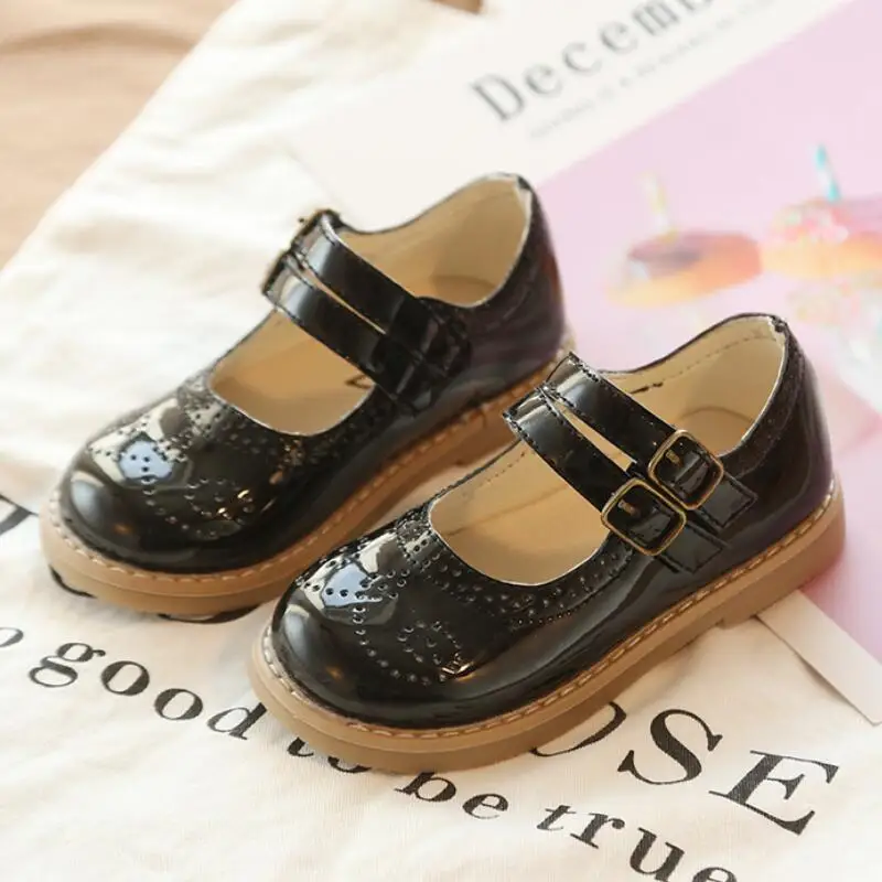 SKHEK New Summer Style Children Sandals for Girls Hollow Out soft Leather Princess Shoes Kids Beach Sandals Baby Toddler Shoes