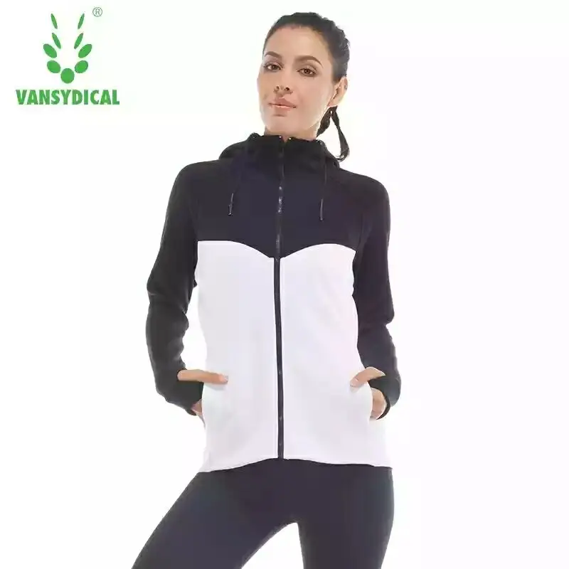

brand Autumn Women's Yoga Shirts Long Sleeve Yoga Tops Sportswear Zipper Coat Fitness Training Running Jackets Sports Tracksuit