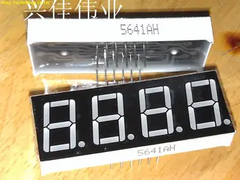 

100pcs/LOT 4bit Common Cathode Digital Tube 0.56 inches. 7 segment red Common Anode LED Digital tube