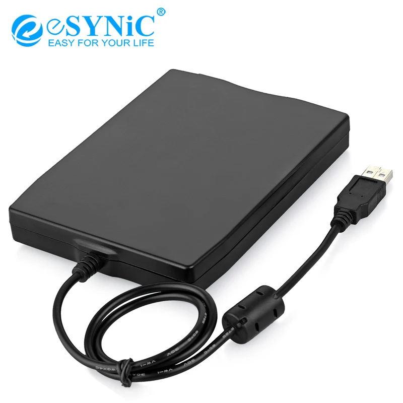 Esynic Портативный внешний USB 3 5 &quot1 44 Мб дискеты для ПК ноутбук 1 1/2 0 дискеты|Кабели