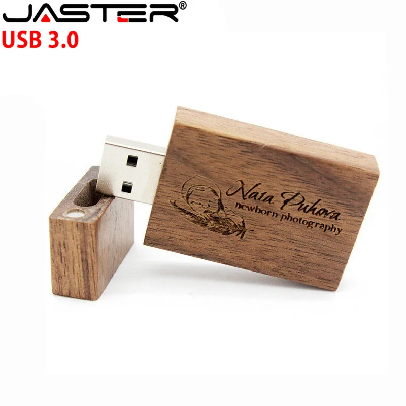 JASTER USB 3,0, Пользовательский логотип, натуральная древесина, карта памяти, usb флеш-накопитель, карта памяти, флешка, флешка, 8 ГБ, 16 ГБ, 32 ГБ, 64 ГБ, подарок