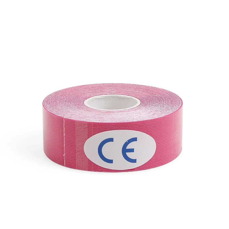 Наколенники внутримышечные патч ткань эластичный спортивный бандаж внутримышечный эффект мышечная паста мышечная лента деформация ленты - Цвет: pink