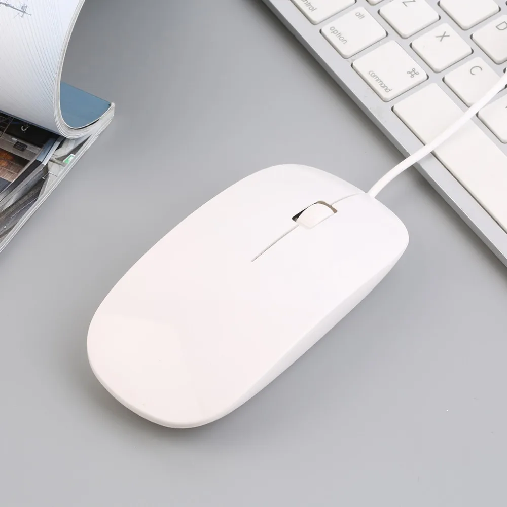 

1pcs 1200dpi Wired Optical Mouse Ultra Slim High Quality Mice USB for PC Laptop