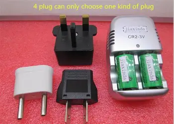 

HOT NEW CR2+charger 800mah 15270 3v Rechargeable lithium battery(2 battery +1charger)