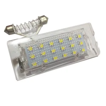 

2 x CANBUS white LED car license plate lamp error free signal lights for BMW E53 X5, free shipping