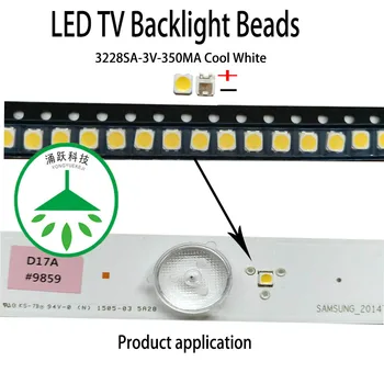 

100Pcs/lot Maintenance of common tv backlight beads for led lcd tv 3228 3v 350ma cool white suitable for samsung skyworth screen