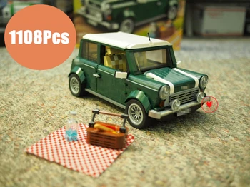 

New Building Blocks Yile 002 Mini Cooper Model Building Car For Bricks For Gift Compatible With 10242 toys gift kid