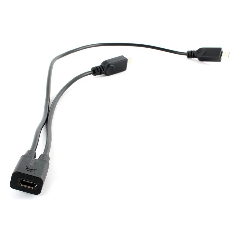USB 2,0 мужчина к 2 двойной USB Женский Y сплиттер концентратор силовой кабель конвертер Горячий U82