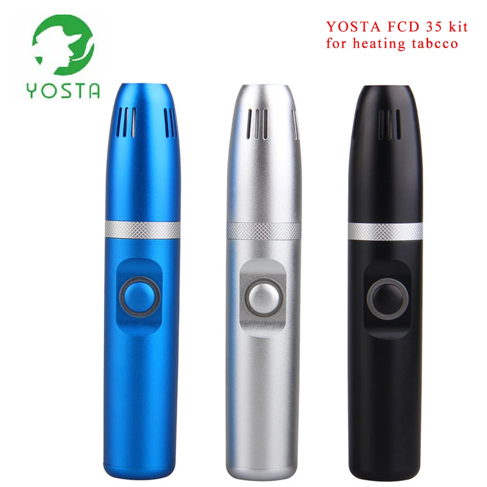 

Newest Original Electronic Cigarette YOSTA FCD 35 kit Heating stick Vape Pen 1000mAh for heating tabcco Vape vaporizer