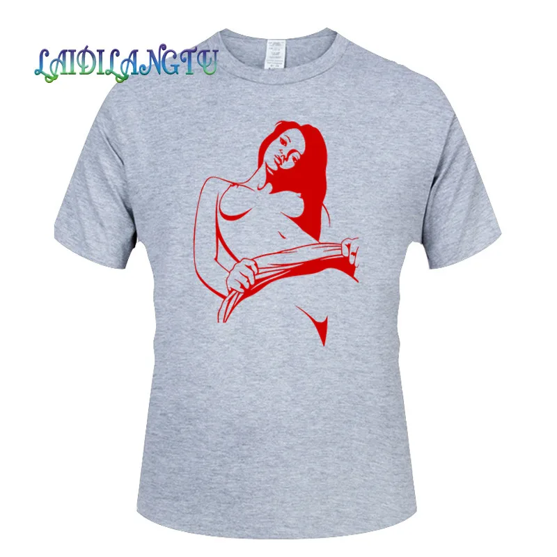 

men clothes 2018 oversized t shirt Sexy Woman Girl Fashion men's short-sleeved cotton T-shirt funny hip-hop clothing T-shirt