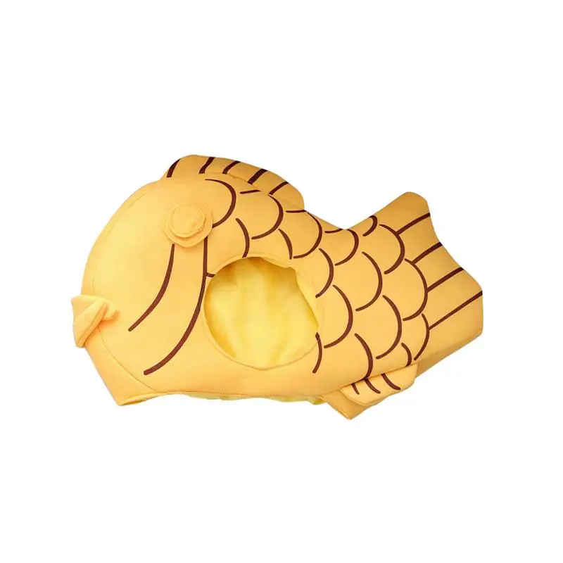 

Taiyaki Cartoon Animal Hat Fish Head Plush Cute Cosplay Hat for Women Girls