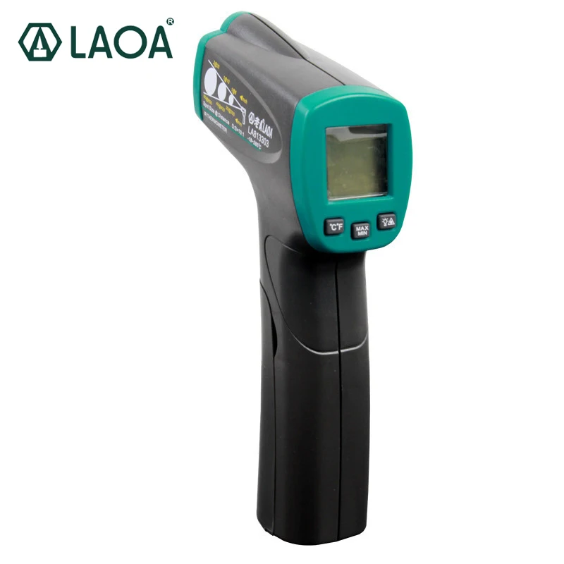 

LAOA high precision Thermodetector Non-contact infrared thermometer temperature meter dector diagnostic-tool LA813303