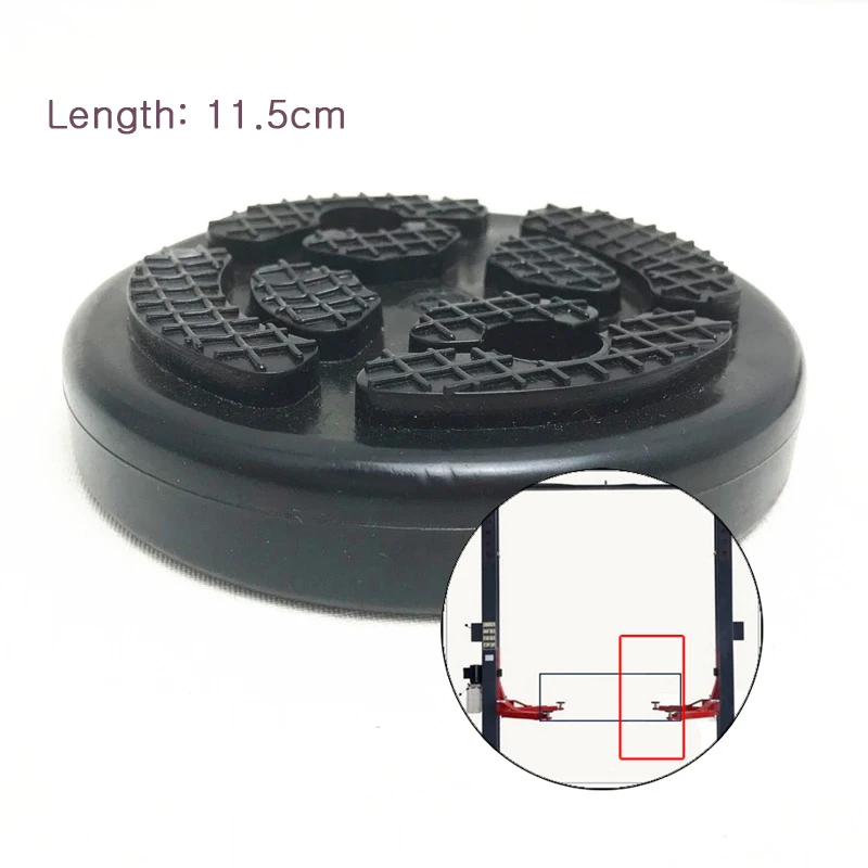 4pcs/lot Balck Color Lift Pad Round Heavy Rubber Pads for Car Truck