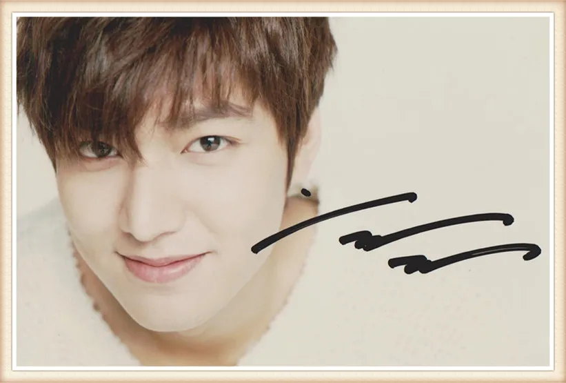 Lee Minho Ditandatangani Ditandatangani Dengan Pena Foto 4x6 Inci Penyanyi Terkenal Baru Korea Gratis Pengiriman 03 2016 09 Autographed Photos Pen Photominho Aliexpress