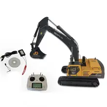 JDM-106 V2 1/12 RC игрушка пульт дистанционного управления металлический гидравлический экскаватор модель-106 ребенок мальчик рождественские подарки