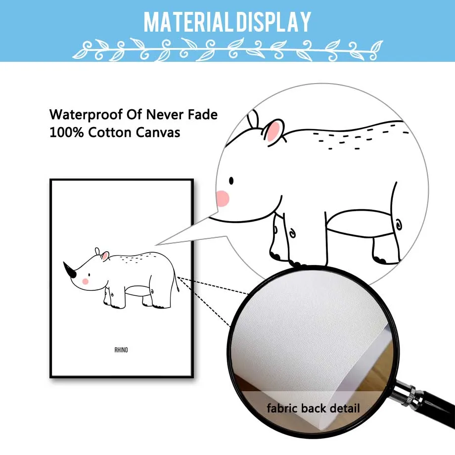 Lion Elephant Flamingo Hippo Tiger Monkey Rhino Wall Art Canvas Painting Nordic Posters And Prints Wall Pictures Kids Room Decor Lion Elephant Flamingo Hippo Tiger Monkey Rhino Wall Art Canvas Painting Nordic Posters And Prints Wall Pictures Kids Room Decor