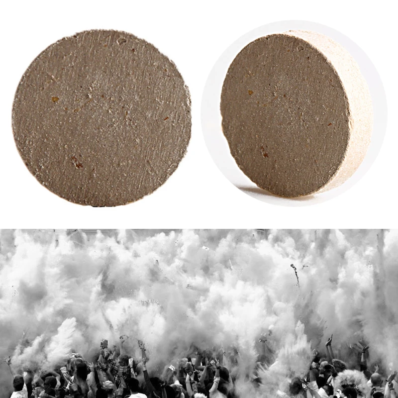 

10Pcs/1Box Smoke Cake White Smoke Effect Show Round Bomb Stage Photography Aid Toy For Display Birthday Party Wedding Engagement