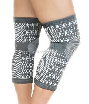 

2pcs/1pair Free Shipping Compression Knee Brace Sleeves With Magnetic Therapy for Sports Exercise Tourmaline Knee Cap