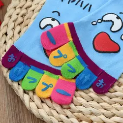 Модные женские Для женщин девушки мультфильм носки ног пять пальцев носки хлопок Смешные носки Harajuku Сокс Dorpshipping W