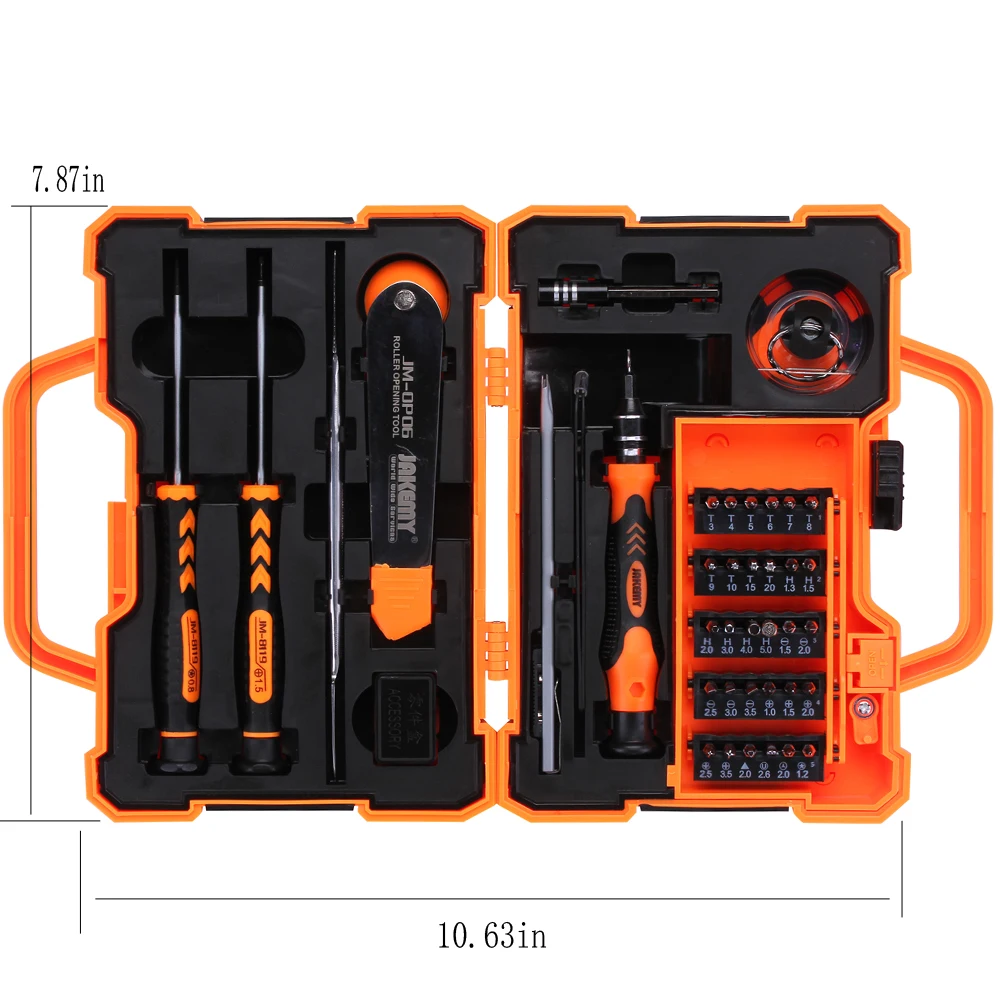 £14.59 Jakemy 45 In 1 Professional Tool Sets Screwdriver Multi Bits