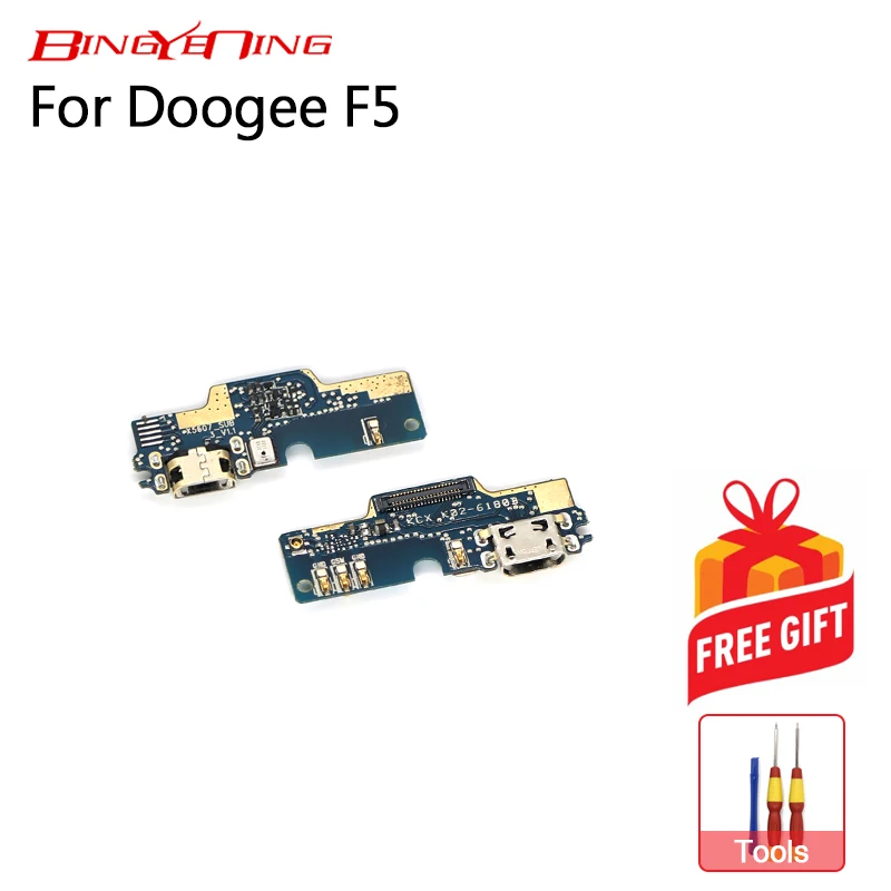 BingYeNing Для Doogee F5 зарядная плата с usb-входом Flex зарядка кабелей модуль сотовый телефон Mini usb Порты и разъёмы