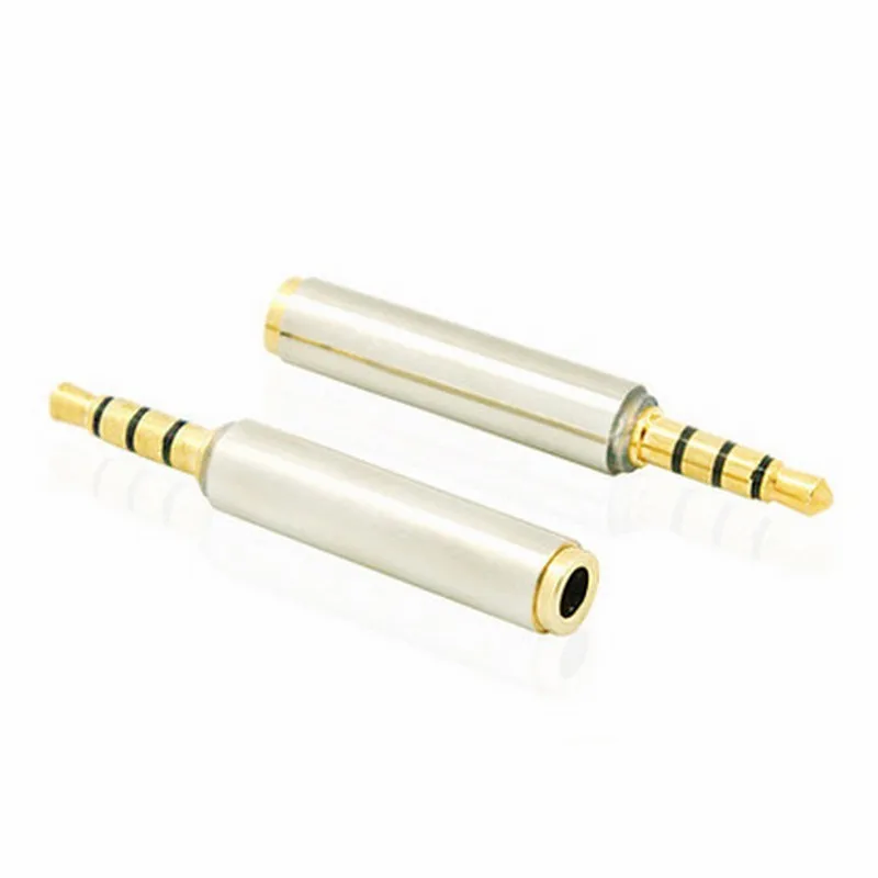 3.5mm Male to Female Auxiliary Stereo Audio Headphone Jack AUX Adapter
