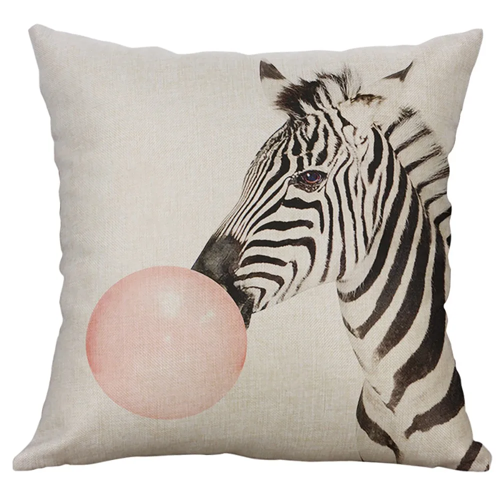 

Simple Linen Creative Lovely Pillow Cover Car Pillow Case 40*40cm sofa case Home decorative Cushion cover