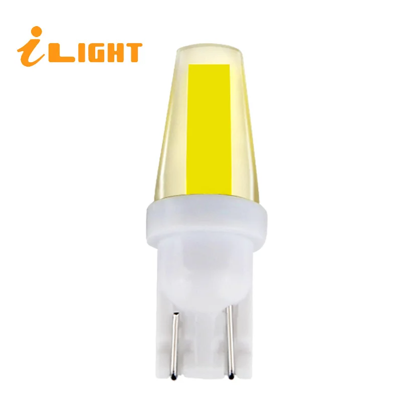

T10 LED Bulbs W5W Auto COB Lamps 12V Super Car Light for License Plate Light Trunk Turn Signal Light Bulbs For Car 6000K iLight