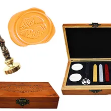 Ясно, штампы Винтаж пикантные Средства ухода за губами пользовательские Воск уплотнительное штамп латунь павлин металлической ручкой Щупы для мангала плавления ложка деревянной подарочной коробке комплект