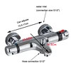 Thermostatic Shower Faucet Mixing Valve Thermostatic Faucet Shower Faucet Bathroom Combination Water Long Spout Bathtub Faucet 4
