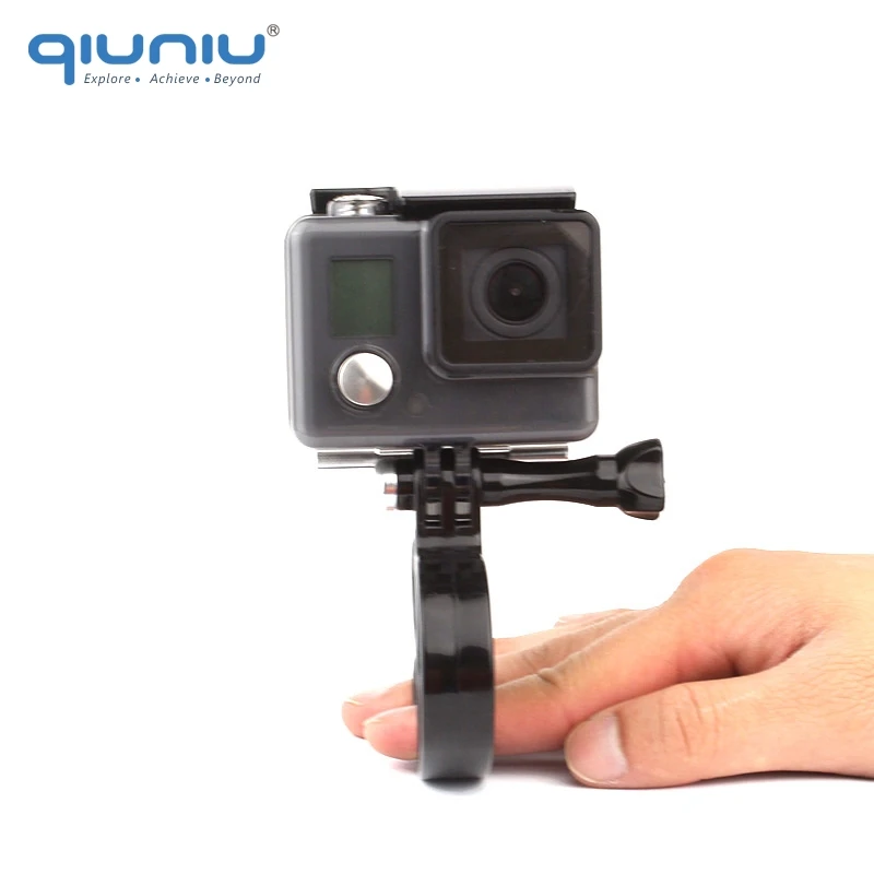 QIUNIU костяшки кольцо-держатель для пальца стабилизатор лыжный штатив крепление Автоспуск для GoPro 1 2 3 3+ 4 5 6 для SJCAM для камер Xiaomi Yi
