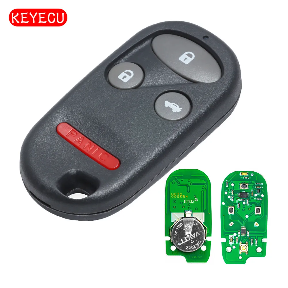 honda key fob 2004 cr remote 2002 button programming keyecu 8mhz