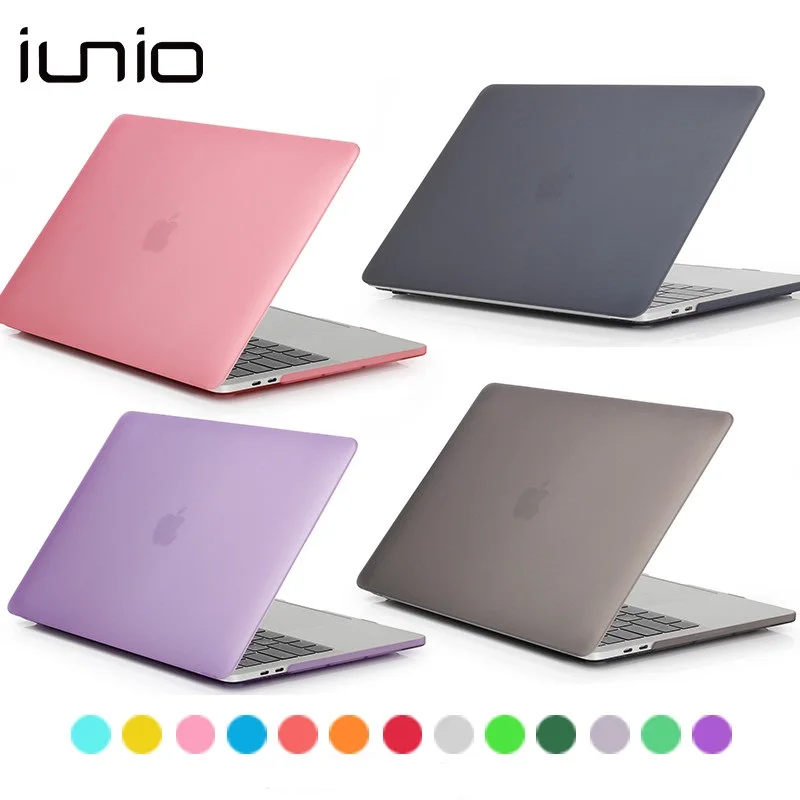 For Macbook 13 Inch Case Matte Crystal Transparent Hard Laptop Cover For Macbook Pro 13 Air