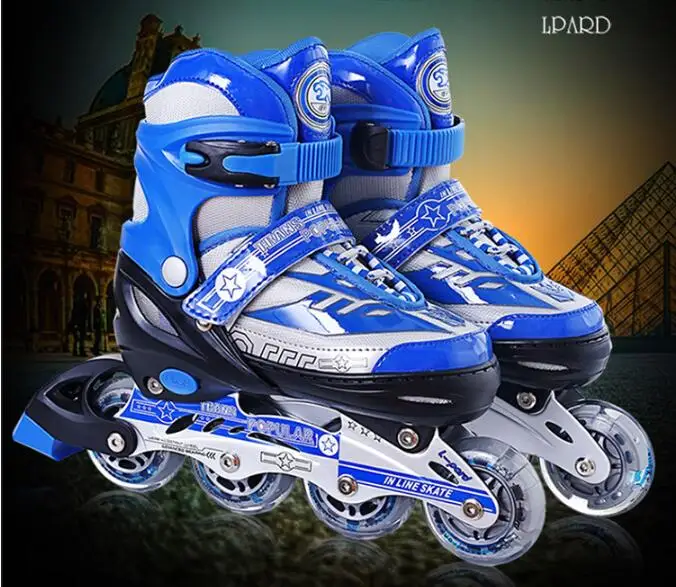 حار بيع! في الهواء الطلق أحذية التزلج حذاء تزلج بعجلات الأسطوانة أحذية التزلج للجنسين دائم سباق التعرج/الكبح/FSK هوكي Patines التزلج