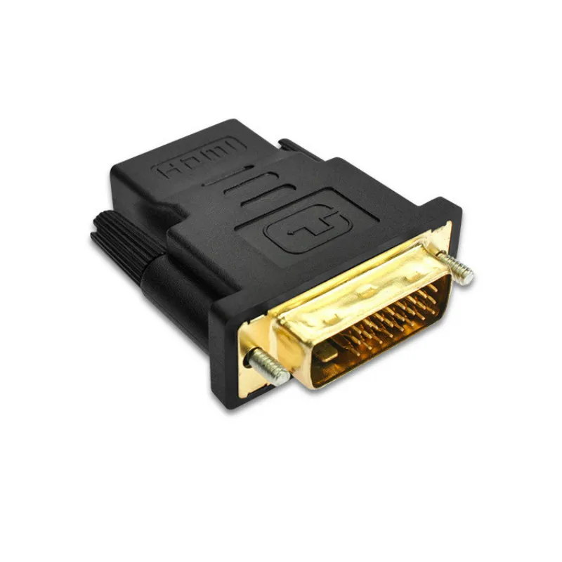 DVI 24+ 1 к HDMI адаптер 24 К позолоченный штекер DVI Мужской к HDMI Женский двойной конвертер 1080P для HDTV проектор монитор