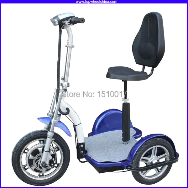 Factory Wholesale TP012D 3 Wheels Electric scooter adults Mobility scooters 500w brushless motor