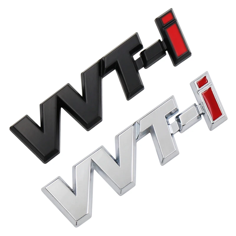 ABS VVTI VVT-I Emblem Badge Car Body Sticker For Car Styling Toyota Corolla 2008 Car Boot Fender Emblem Sticker Car Accessories