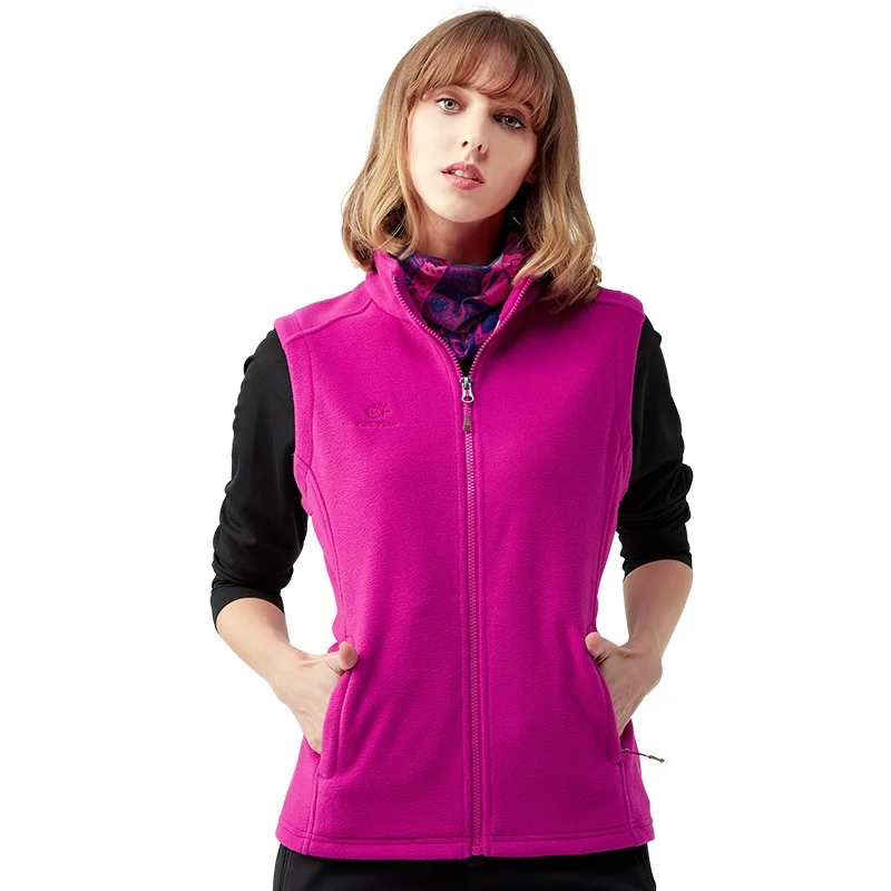 2017 Autumn Winter Thick Thermal Breathable Women Polar Fleece Vests