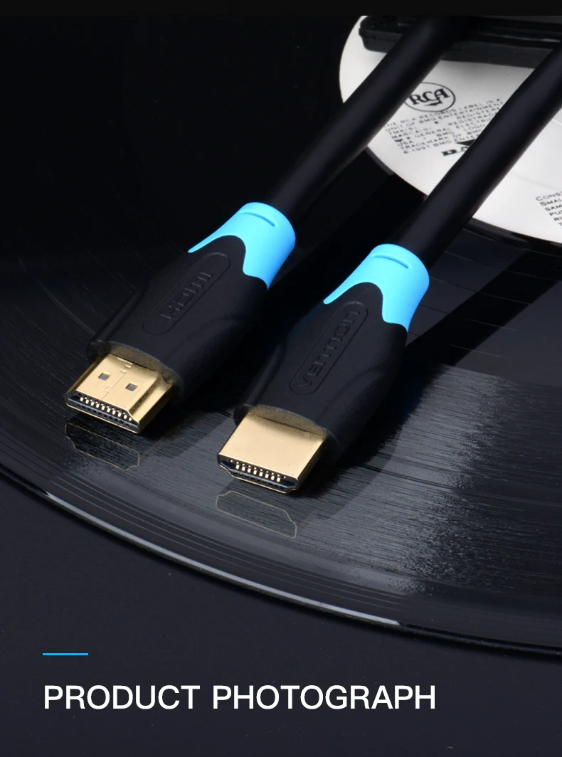 Кабель Vention HDMI 2,0 позолоченный 4K* 2K 60Hz UHD HDMI кабель 1 m/2 m/3 m/5 m/8 m/10 m или HD tv lcd для ноутбука PS3 проектор компьютер