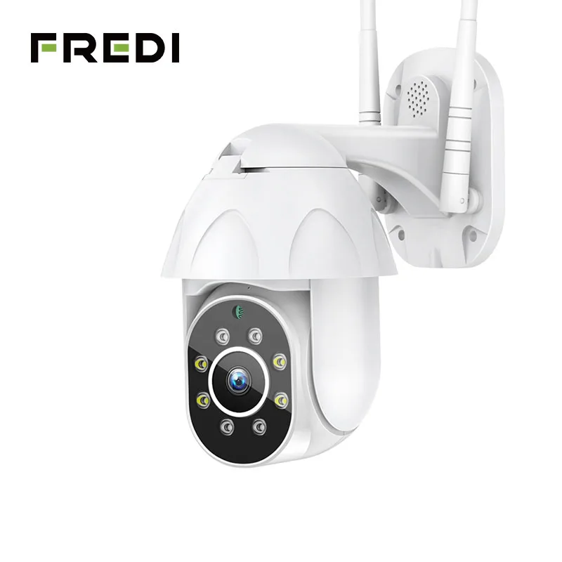 

FREDI Auto Tracking Outdoor IP Camera 1080P Speed Dome Surveillance Cameras Waterproof Wireless WiFi Security CCTV Camera YCC365