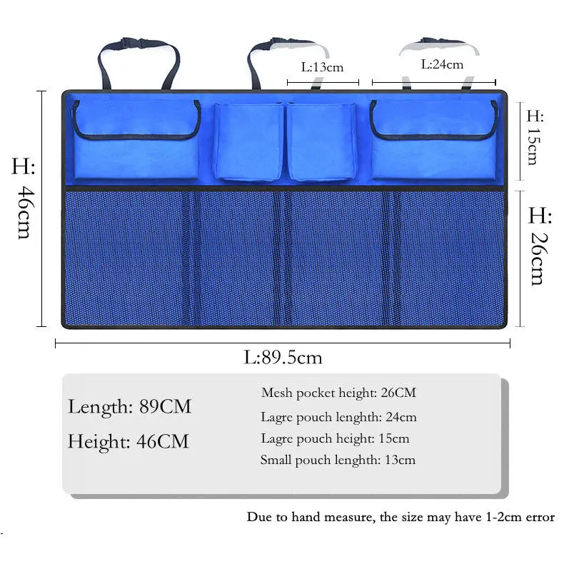 Органайзер на заднее сиденье автомобиля, сумка для хранения, подвесная, много сеток, карман, сумка для багажника, авто, аксессуары для интерьера