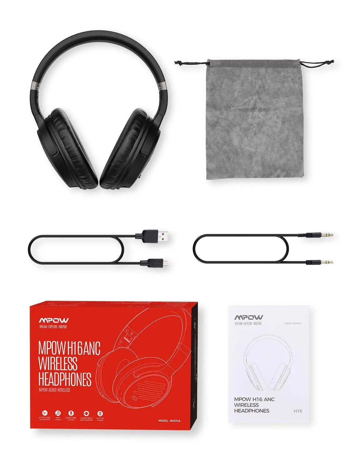 Mpow H16 Upgraded Active Noise Cancelling