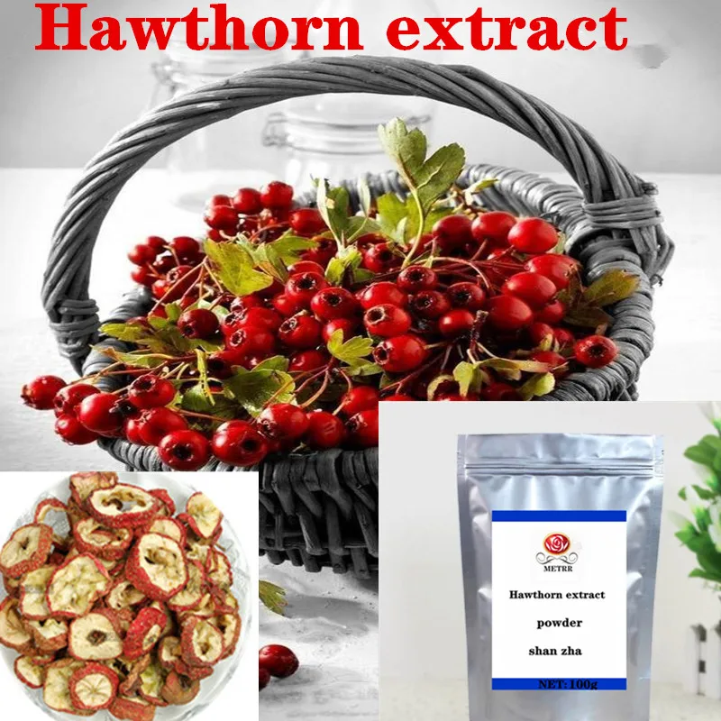 

100% Natural Hawthorn Fruit Extract Powder, Pure Hawthorn Extract, Enhance Immunity, Anti-cancer, Improve Myocardial Vigor