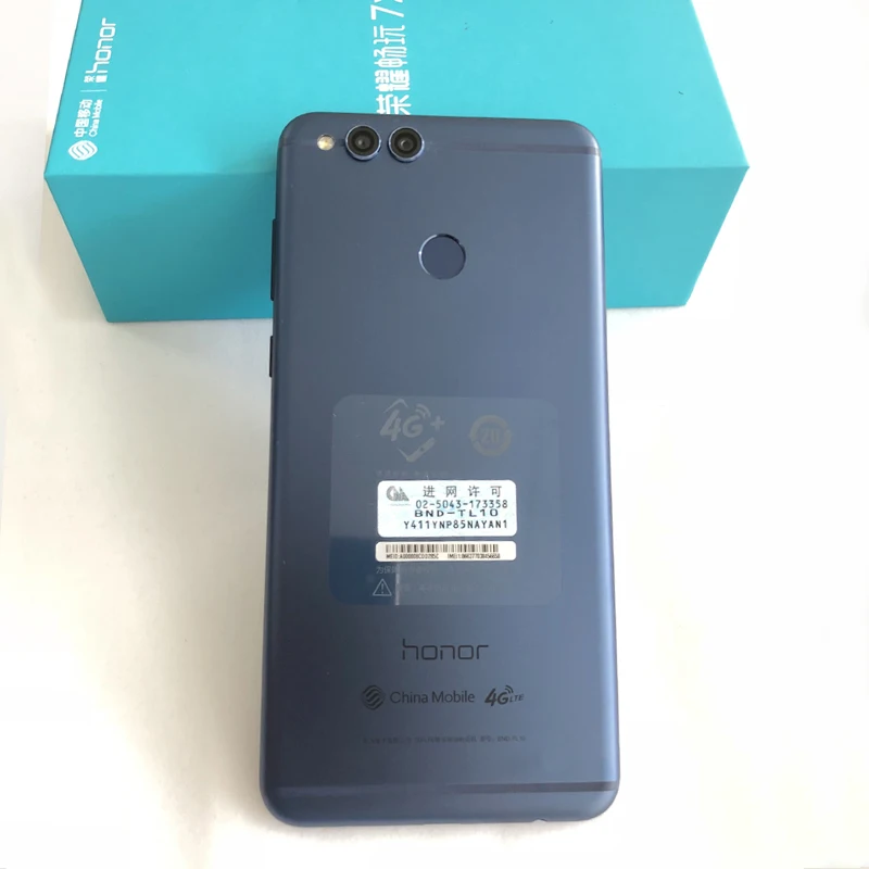 Глобальный ПЗУ Huawei Honor 7X 5.93 &quot Широкоэкранный 2160 * 1080pix Обновление OTA Мобильный