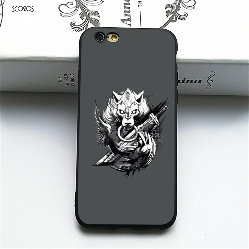 SCOZOS Final Fantasy Vii Logo Silicone Phone Case Soft Cover For Iphone 5 5S Se 6 7 8 6S Plus X Xr Xs Max |