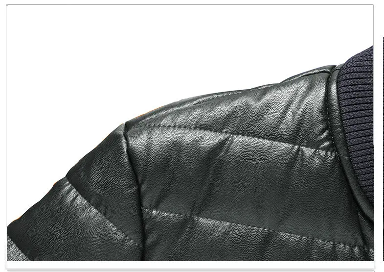 Новая теплая осенне-зимняя кожаная куртка Мужская Плюс Размер M~ 7XL 8XL повседневные мужские мотоциклетные куртки и пальто из искусственной кожи
