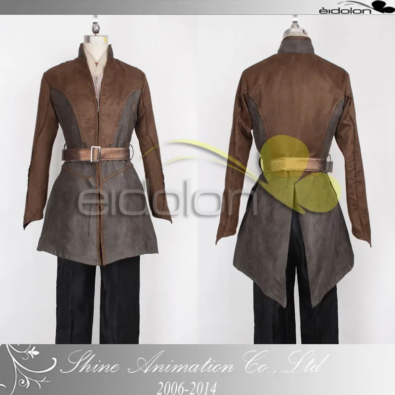 Lord of the Rings Hobbit Elf Prince Legolas Greenleaf Outfit COSplay Costume