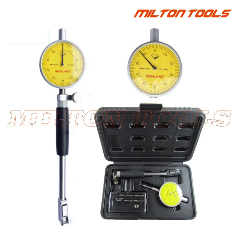

2" - 6" Bore Gauge 0.001" Deep Engine Hole Cylinder Measurement Gage Cylinder 50-160mm 0.01mm Dial Bore Indicator Gauge