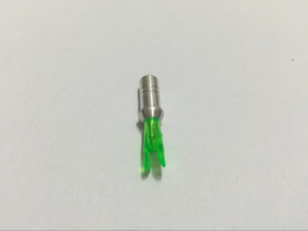 100sets arrow pin nocks with aluminum adapter connector for ID6.2mm