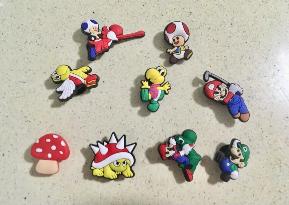 1pcs Cartoon Sesame Street Avenger Mickey Mario PVC Shoe Charms Shoes Accessories Buckles Fit Bracelets Croc JIBZ Kids Gift 1pcs Cartoon Sesame Street Avenger Mickey Mario PVC Shoe Charms Shoes Accessories Buckles Fit Bracelets Croc JIBZ Kids Gift